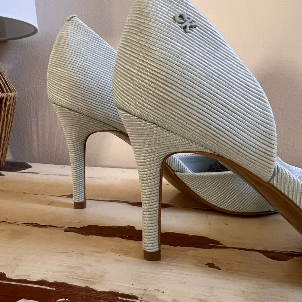 Calvin Klein Women's Light Blue Heels - Picture 5 of 5